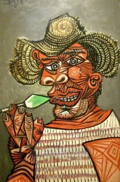 Pablo Picasso Painting - Man with a Lollipop 1 1938 Pablo Picasso